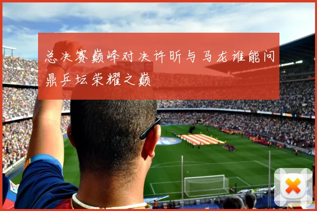 总决赛巅峰对决许昕与马龙谁能问鼎乒坛荣耀之巅