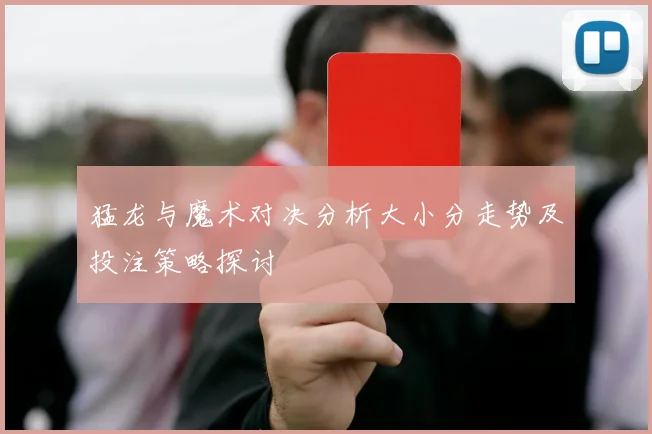 猛龙与魔术对决分析大小分走势及投注策略探讨